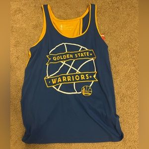NBA WARRIORS Two Tone Tie Tank